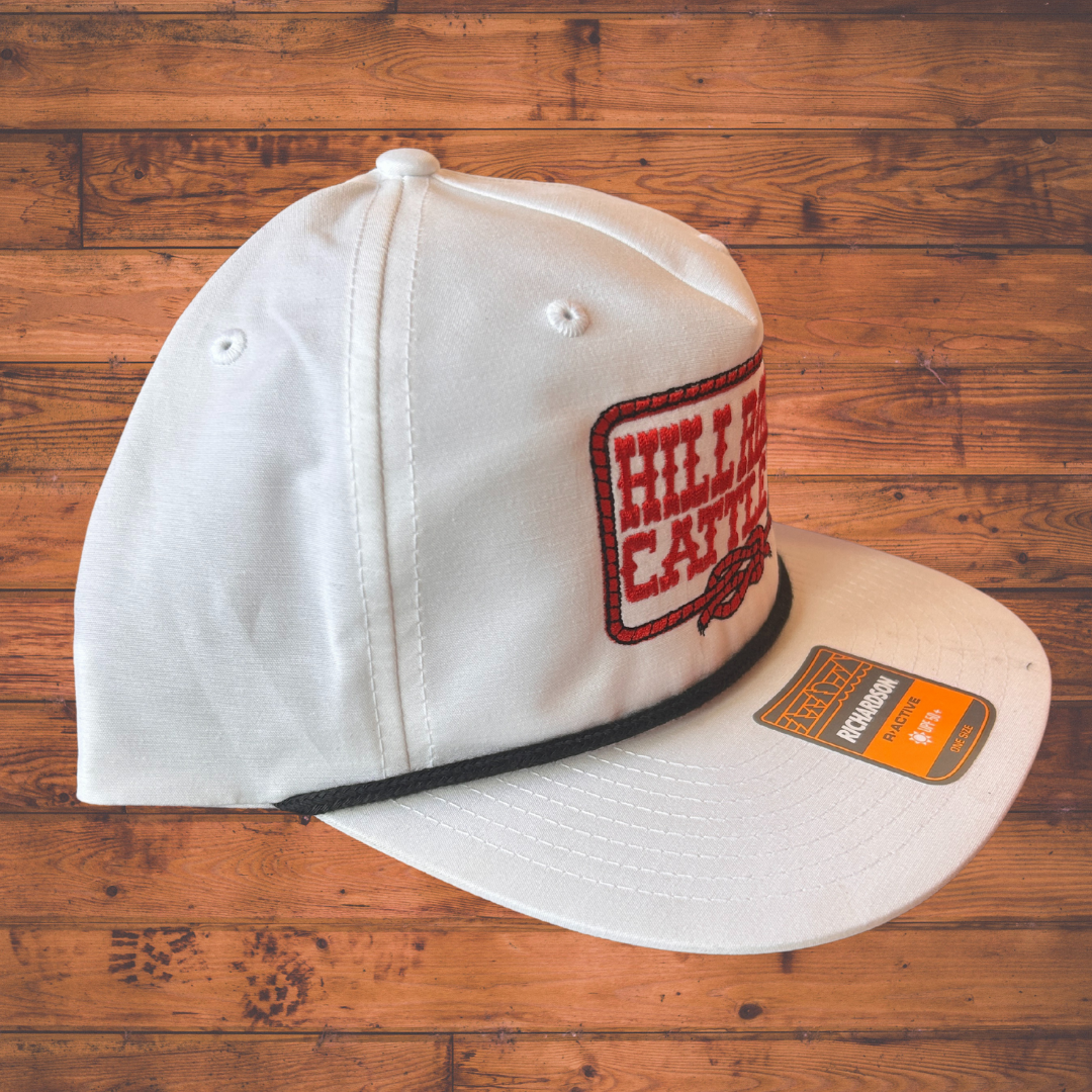 Hill Rodeo Cattle White Pawpaw Style Hat